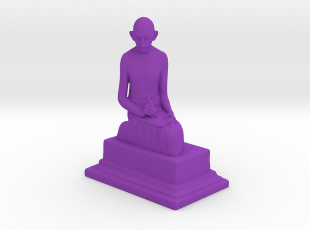 Ivory Gandhi v2 in Purple Processed Versatile Plastic: Medium