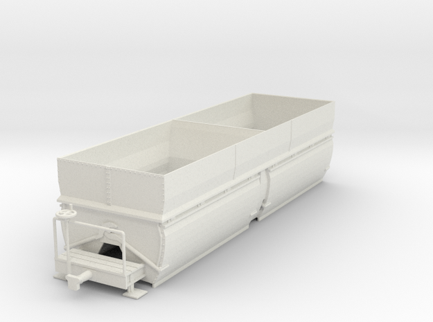 c-43-camargue-bogie-salt-wagon in White Natural Versatile Plastic
