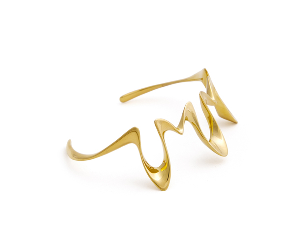 Cineres Cuff in 18k Gold Plated Brass