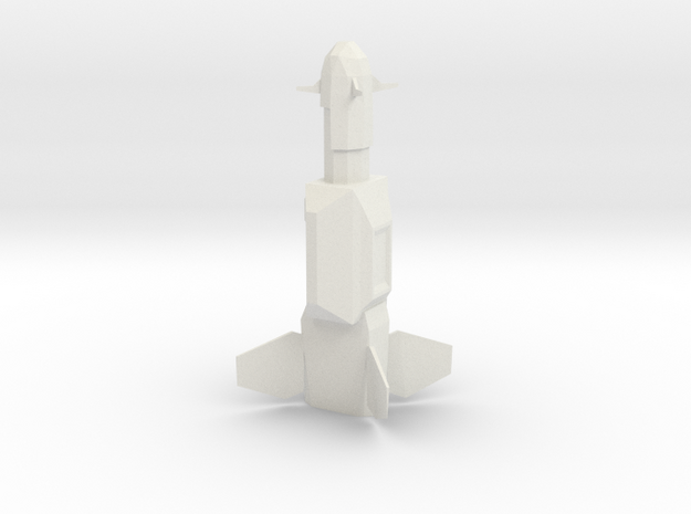 Beast Cruiser Missile (WIP) in White Natural Versatile Plastic