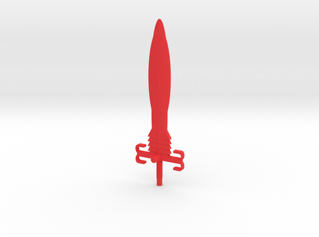 Slag Energo Sword in Red Processed Versatile Plastic: Medium