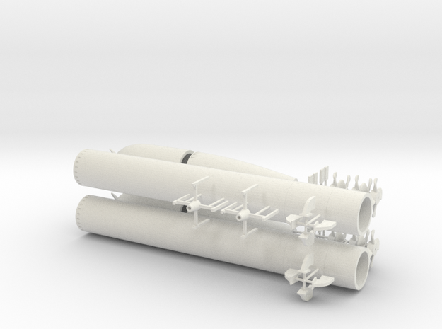 1/32 DKM G7 torpedo (21 in) KIT x2 in White Natural Versatile Plastic