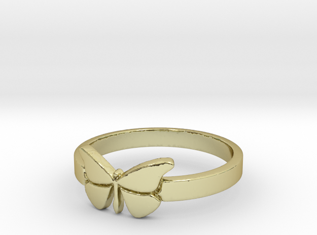 Butterfly (small) Ring Size 8 in 18k Gold