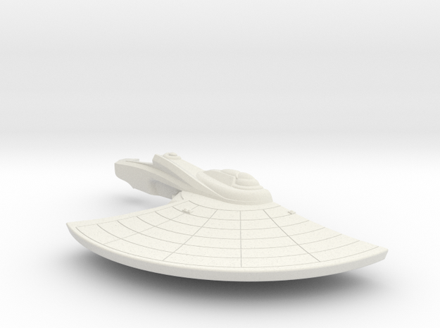 1/1000 USS Wasp (NCC-9701) Right Saucer in White Natural Versatile Plastic
