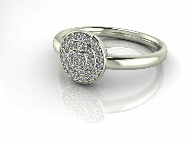 Grace collection 21 NO STONES SUPPLIED in Fine Detail Polished Silver
