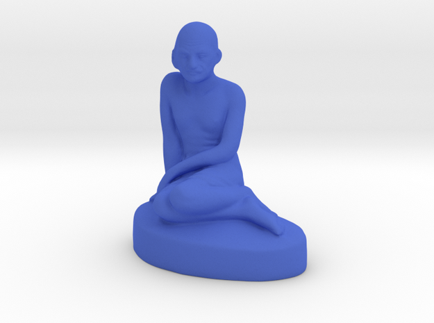 Clay Gandhi in Blue Processed Versatile Plastic: Medium