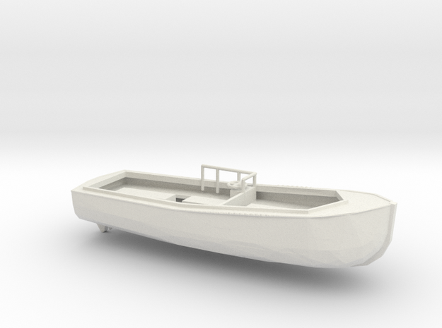1/96 Scale 40 ft Utility Boat USN in White Natural Versatile Plastic