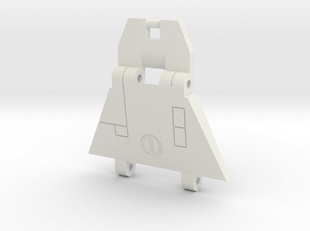 PS-Mac-001 Macross Robotech BP-8 Backpack Hinge in White Natural Versatile Plastic