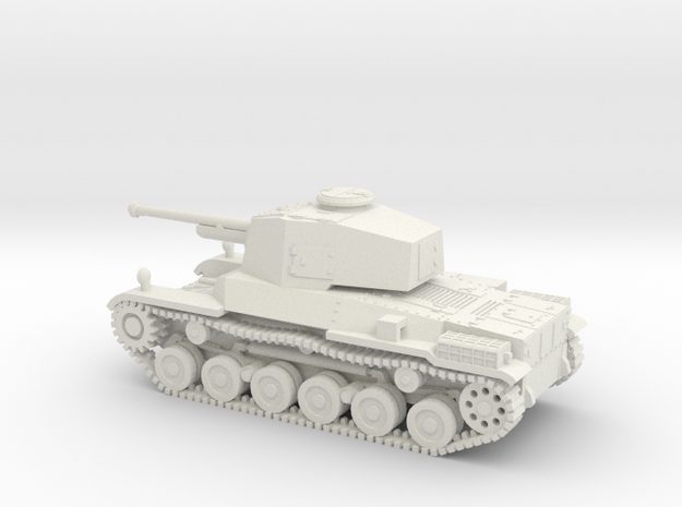 1/87 IJA Type 3 Chi-Nu Medium Tank in White Natural Versatile Plastic