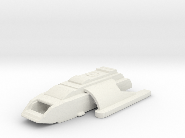 Runabout  in White Natural Versatile Plastic