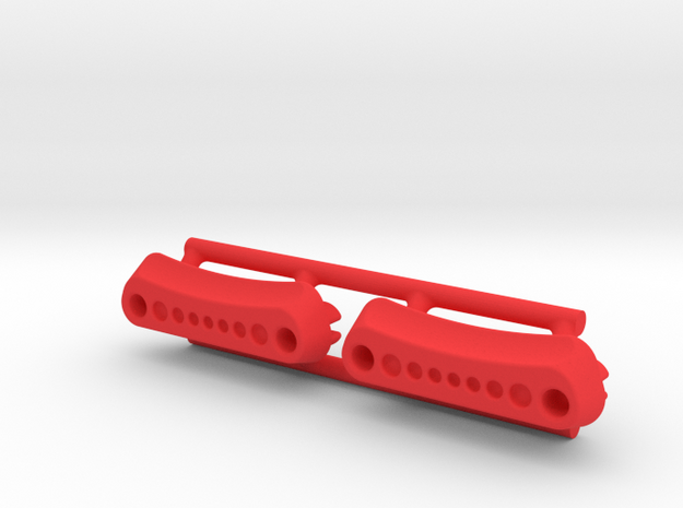 Thumb Tabs for the FREE P2 in Red Processed Versatile Plastic