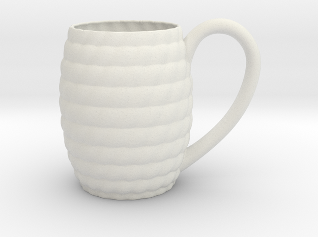  Mug in White Natural Versatile Plastic