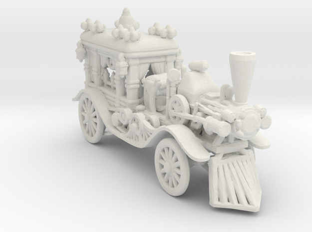 Hell Hearse 160 Scale in White Natural Versatile Plastic