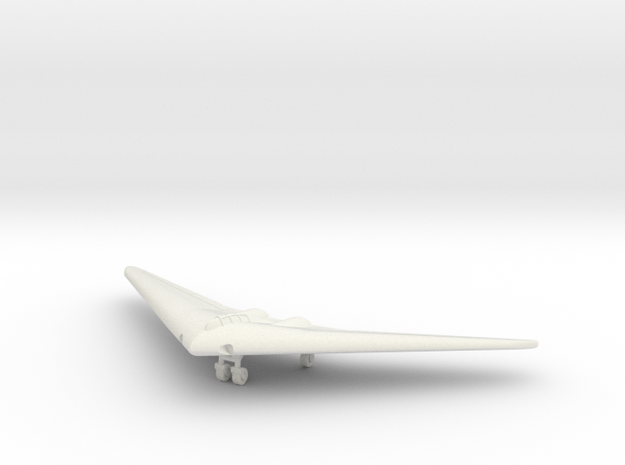 (1:144) Horten Ho VII w/ P.3304 Jet in White Natural Versatile Plastic