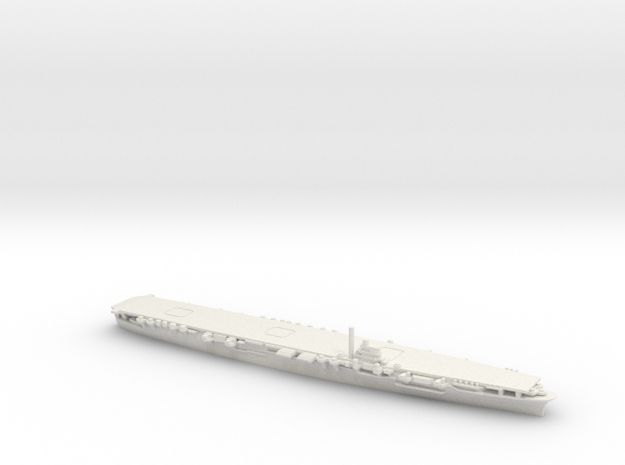 Japanese Shokaku-Class Aircraft Carrier in White Natural Versatile Plastic
