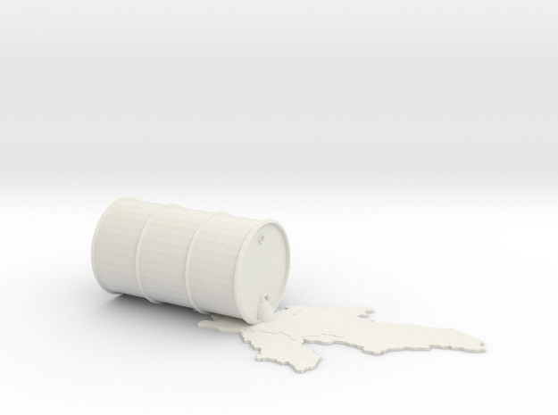 oil_drum_spill in White Natural Versatile Plastic