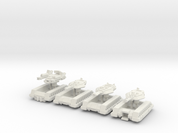 All-terrane Tank patrol in White Natural Versatile Plastic
