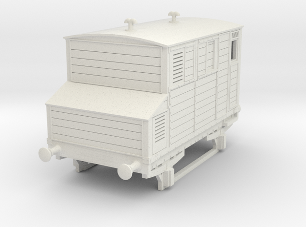 o-97-mgwr-horsebox in White Natural Versatile Plastic
