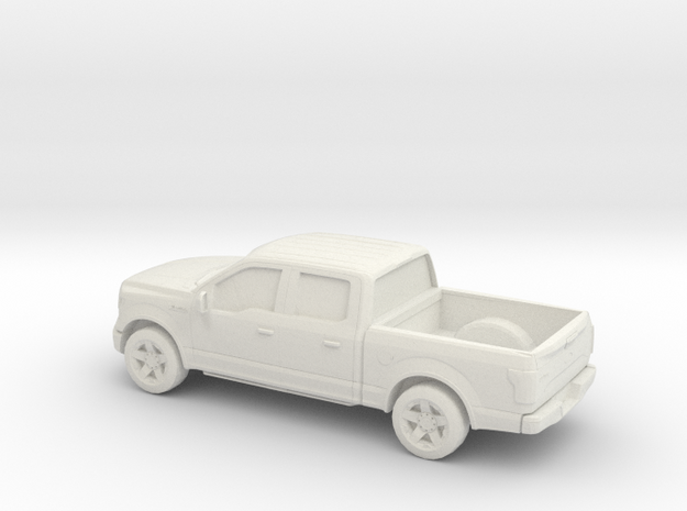 1/72 2015 Ford F 150 Crew Cab in White Natural Versatile Plastic
