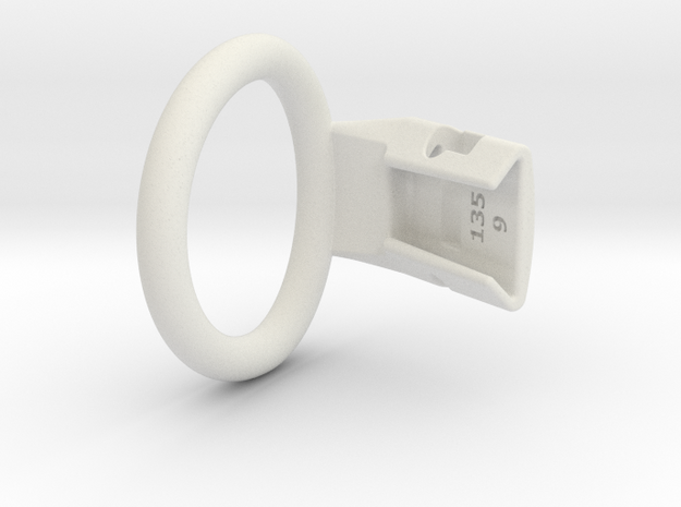 Q4e single ring M 43.0mm in White Premium Versatile Plastic