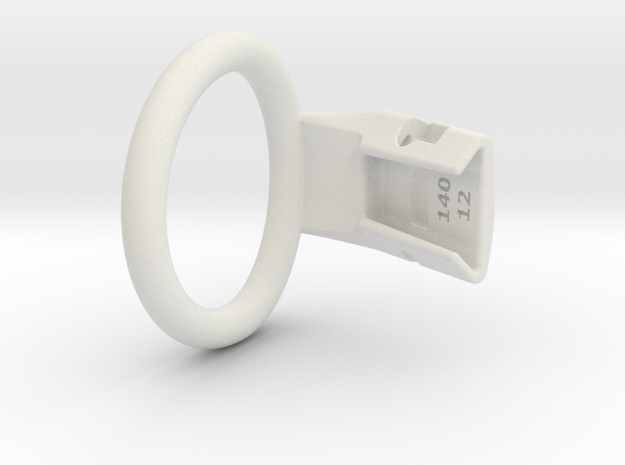 Q4e single ring L 44.6mm in White Premium Versatile Plastic