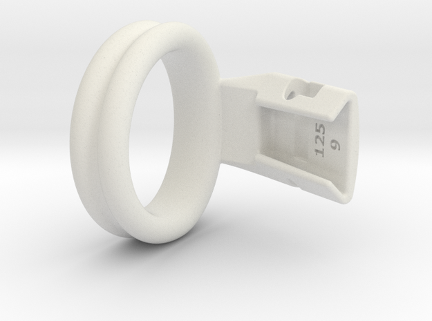 Q4e double ring M 39.8mm in White Premium Versatile Plastic