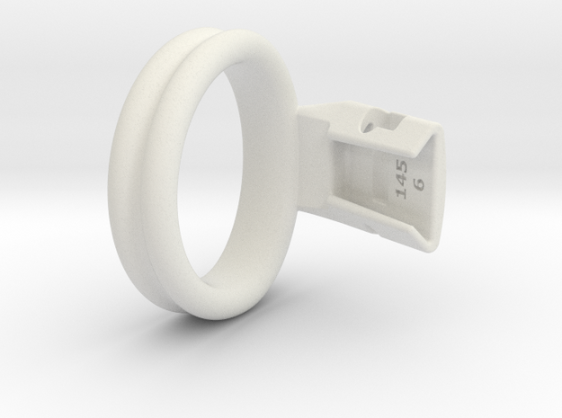 Q4e double ring 46.2mm in White Premium Versatile Plastic: Small