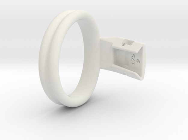 Q4e double ring M 55.7mm in White Premium Versatile Plastic