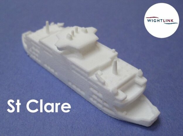 MV St Clare (post 2016) (1:1250) in White Natural Versatile Plastic: 1:1250