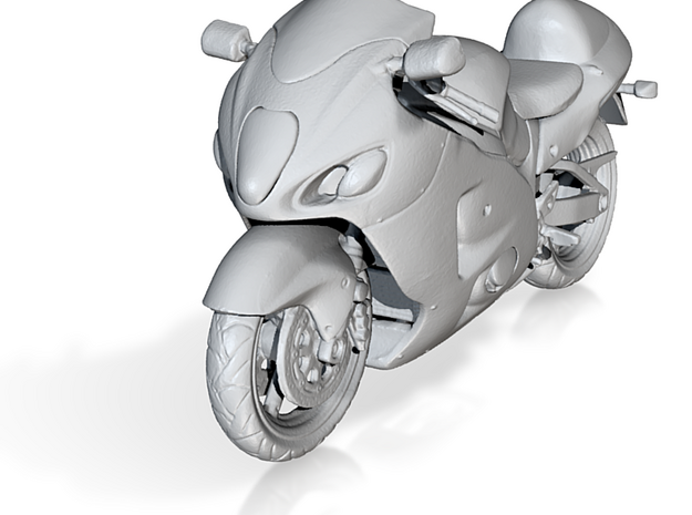 1/24 Suzuki Sports Motorcycle in Tan Fine Detail Plastic