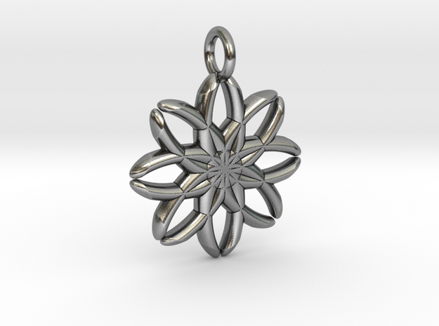 Snowflake in Antique Silver