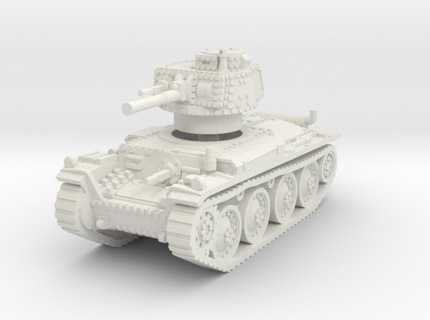 Panzer 38t F 1/76 in White Natural Versatile Plastic