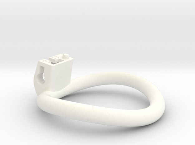 Cherry Keeper Ring - 52mm -9° in White Processed Versatile Plastic