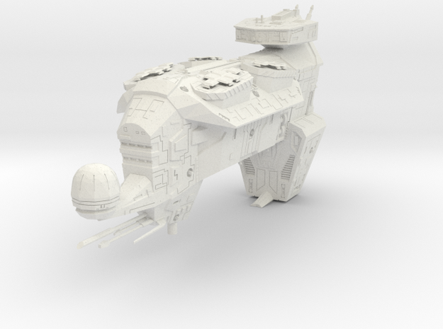 Puppeteer Drone Frigate (WIP) in White Natural Versatile Plastic