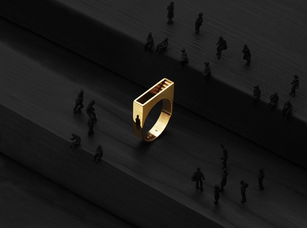 Stair Ring (Gold)