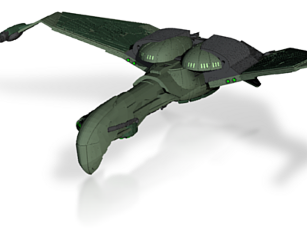 Romulan Bird Of War ScoutCruiser in Tan Fine Detail Plastic