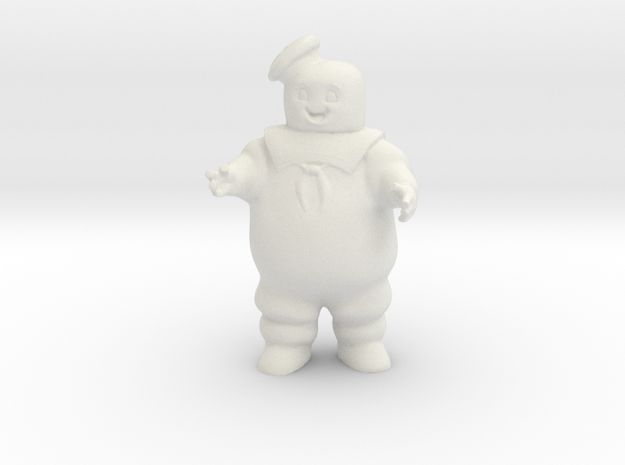StayPuft Marshmallow Man  in White Natural Versatile Plastic