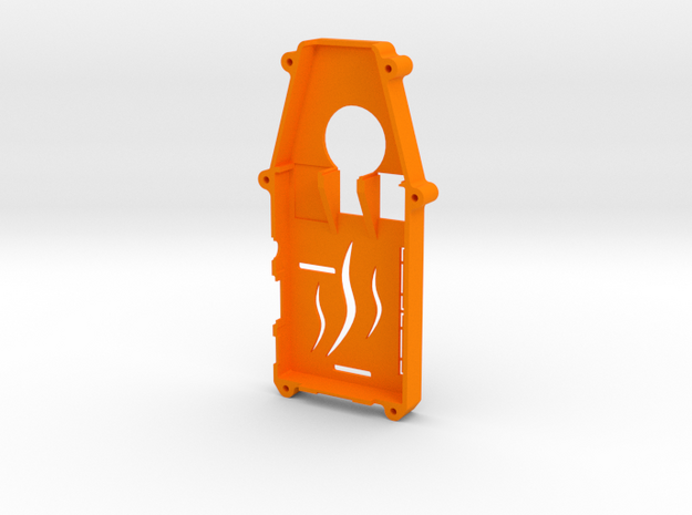ADS-B Stratux Case Top in Orange Processed Versatile Plastic