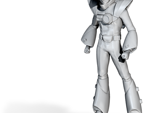 1/20 Macross Pilot Max Standing in Tan Fine Detail Plastic
