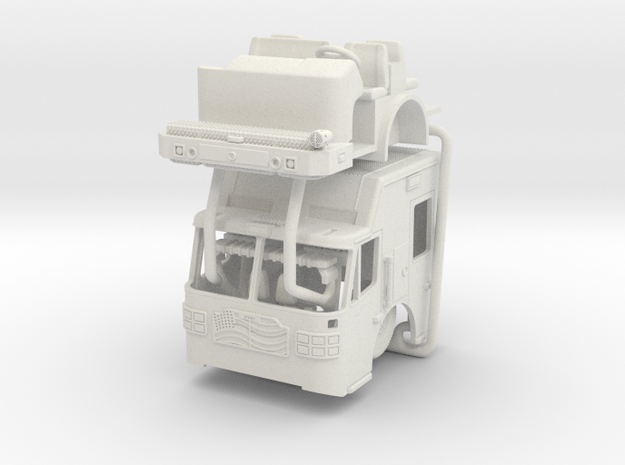 1/64 Ferrara Bixby OK Cab in White Natural Versatile Plastic