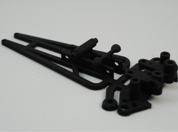 1/24 Micro Drag Parts in Black Natural Versatile Plastic