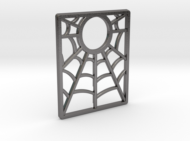 Spider Web Plunger Plate in Polished Nickel Steel