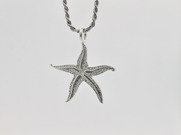 Kaps crustonian Starfish in Natural Silver