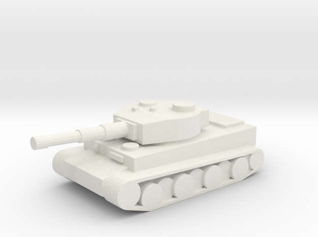 tiger tank in White Natural Versatile Plastic