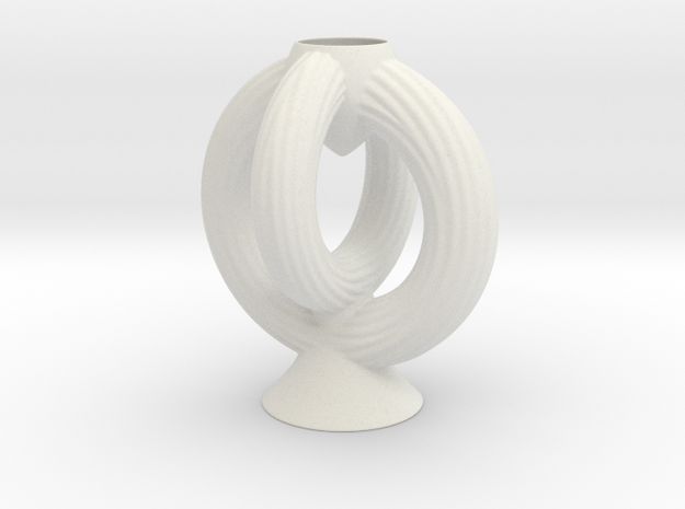 Vase 1801V in White Natural Versatile Plastic