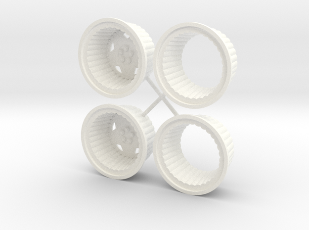 Centerline convo pro rear 1/8 in White Processed Versatile Plastic
