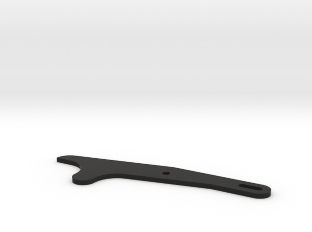 P51 canopy crank handle lever in Black Natural Versatile Plastic