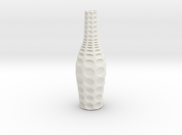 Vase 1422 in White Natural Versatile Plastic