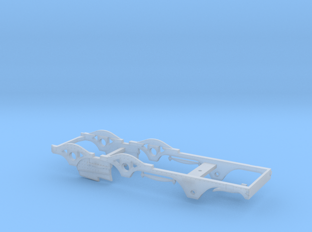 BROAD 2-4-0 Victoria - 4mm P4 Chassis in Smooth Fine Detail Plastic