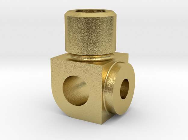 Superheater Fitting in Natural Brass
